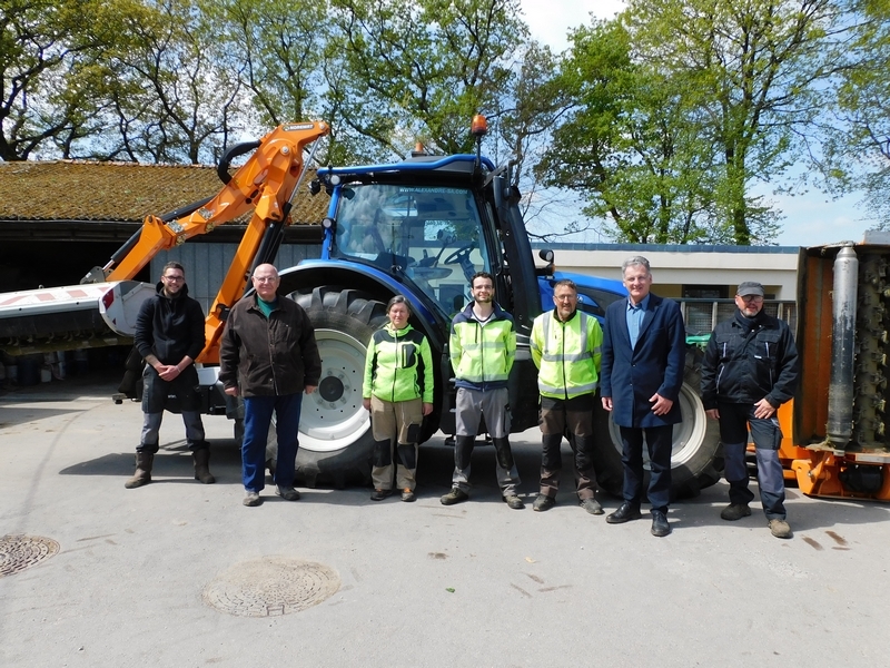 Achat tracteur épareuse broyeur