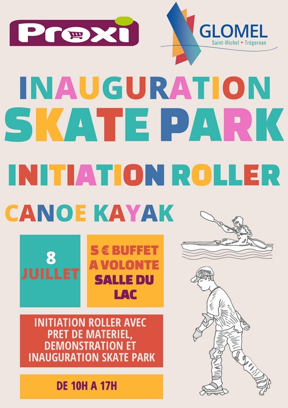Inauguration skate park 2 juillet