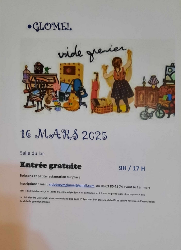 Vide-grenier Gym dyn 2025