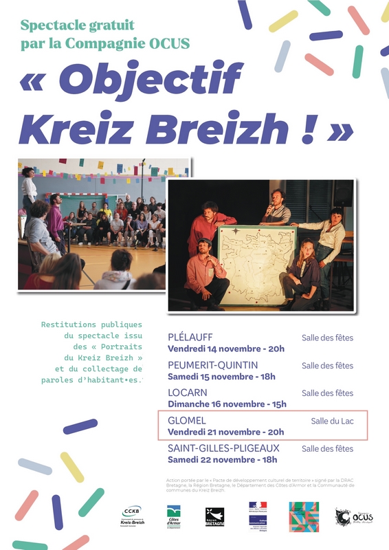 Affiche Ocus 2025 Portraits du Kreiz Breizh